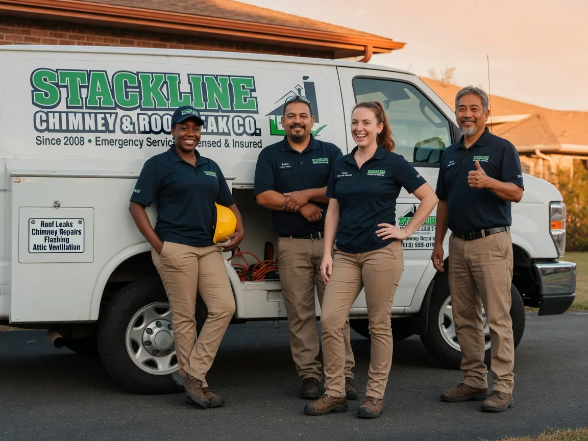 Chimney flashing repair company in Rock Creek, OH